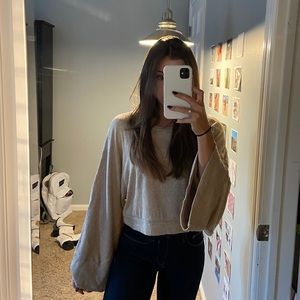 Flare sleeve sweater!